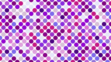 purple polka dots pattern over white useful as a background