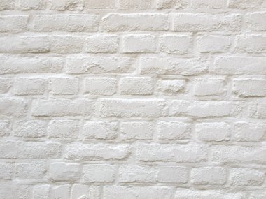 industrial style White brick wall useful as a background