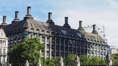 Londra 'daki Parlamento üyeleri için Portcullis House (Pch) ofisleri, Uk