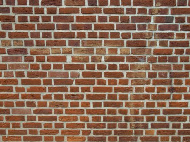 industrial style red brick wall useful as a background