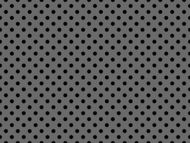 black polka dots pattern over dim gray useful as a background