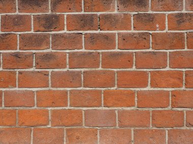 Sanayi tipi kırmızı tuğla duvar arka plan olarak kullanışlı