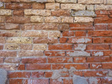 Sanayi tipi kırmızı tuğla duvar arka plan olarak kullanışlı