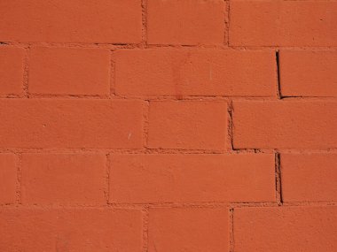 Sanayi tipi kırmızı tuğla duvar arka plan olarak kullanışlı