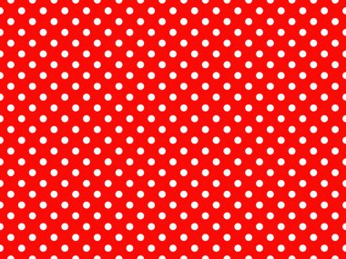 desenli beyaz benekli benekler kırmızı üzerinde bir arkaplan olarak kullanışlı