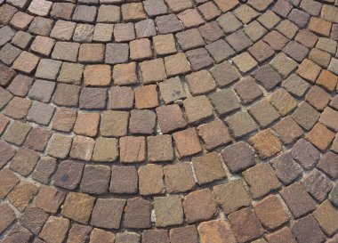 Sanayi tipi kırmızı porfiri taşı zemin dokusu arka plan olarak kullanışlı