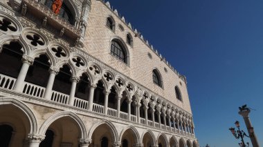 Venedik, İtalya San Marco meydanında Doge Sarayı