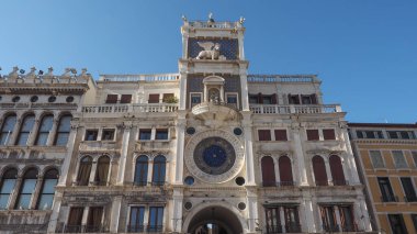 Torre dell Orologio (anlam Saat Kulesi) Venedik, İtalya San Marco Meydanı'nda