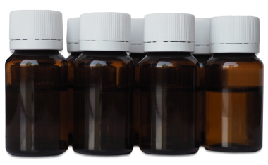 medicine bottles such as vaccines or probiotics