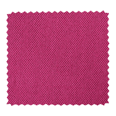 Pembe makaslı, zig zag kenarlı mor kumaş kumaş kumaşı, şeffaf arkaplan üzerinde izole edilmiş pembe makaslar.