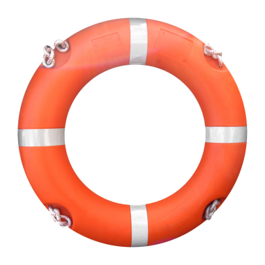 Turuncu can simidi şeffaf arkaplan PNG üzerinden izole edildi