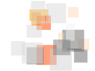 Soyut minimalist gri turuncu kareler ve dikdörtgenler ve şeffaf PNG arkaplan çizimi