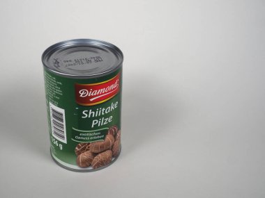 BERLİN, Almanya - 20 ARALIK 2024 Diamond Shiitake Mantarları