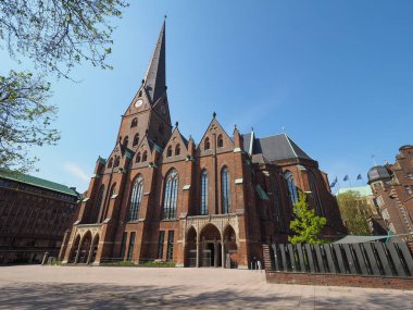 Hauptkirche St Petri (Aziz Peter Kilisesi) namı diğer Petrikirche, Hamburg, Almanya