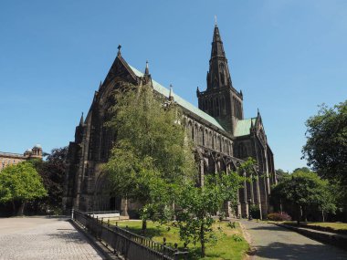 Glasgow Katedrali aka yüksek Kirk veya St Kentigern veya St Mungo Glasgow, İngiltere