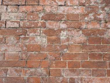 Sanayi tipi kırmızı tuğla duvar arka plan olarak kullanışlı