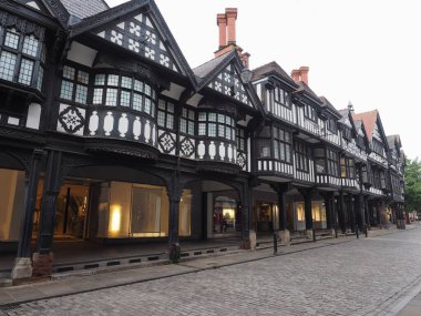 Chester Rows ortaçağ evleri, Chester, İngiltere