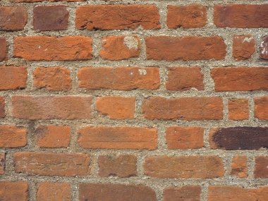 industrial style red brick wall useful as a background
