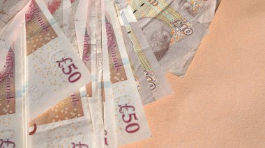 İngiltere 'nin 50 Pound' luk banknotları