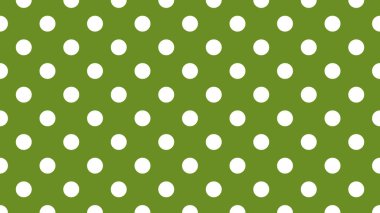Beyaz renkli polka, zeytin üzerine nokta deseni koyu yeşil arka plan olarak kullanışlı