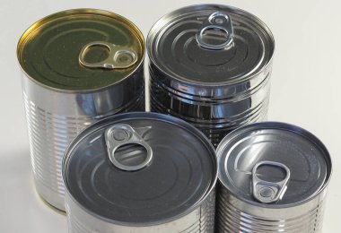 bir teneke kutu Konserve Gıda koruma gıda için