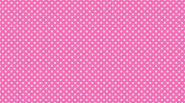 white polka dots pattern over hot pink useful as a background