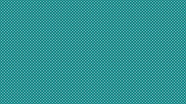 white colour polka dots pattern over teal cyan useful as a background