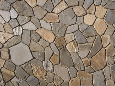 Sanayi tipi gri taş duvar arka plan olarak kullanışlı