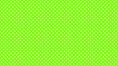 white polka dots pattern over lawn green useful as a background