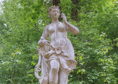 heykel ya da müzik park sanssouci potsdam berlin Almanya temsil eden kadın