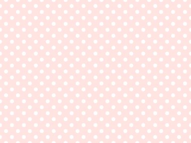 white polka dots pattern over misty rose useful as a background