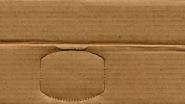 kahverengi kıvrımlı karton dokusu arka plan olarak kullanışlı