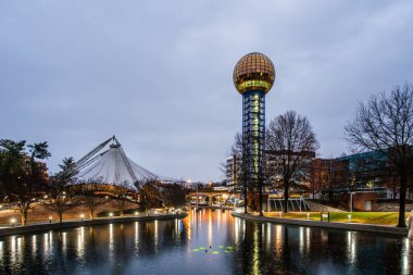 Knoxville, TN - 21 Kasım 2018: Ayres Hall, Tennessee Üniversitesi, Knoxville, Tennessee 'de tarihi bir yapı