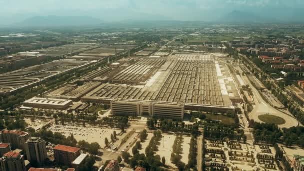 意大利 2023年5月 意大利Stellantis的空中景观 — 图库视频影像