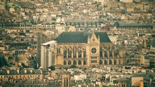 Restauración Catedral Nuestra Señora París — Vídeo de stock