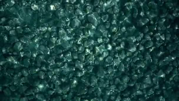 Luftaufnahme Der Felsen Auf Dem Meeresboden — Stockvideo