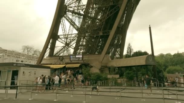Paris France Juin 2023 Les Gens Tour Eiffel — Video