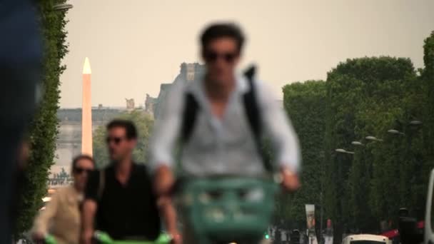 Circulation Sur Rue Champs Elysées — Video