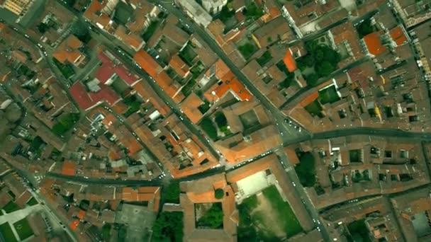 Αεροφωτογραφία Των Ιταλικών Σπιτιών — Αρχείο Βίντεο