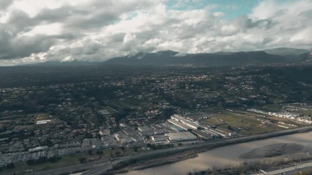 Saint Laurent Var Hava Manzarası — Stok video