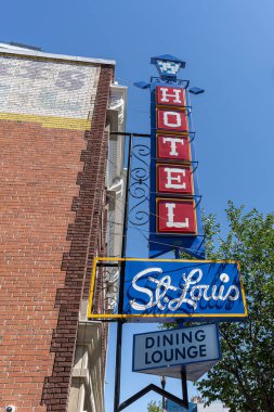 1 Ocak 2019 - Calgary Alberta Kanada - Calgary şehir merkezindeki St. Louis Oteli