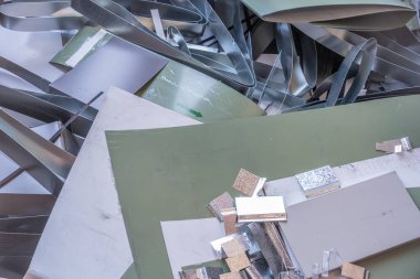 Scrap Metal in Junkyard for recycling
