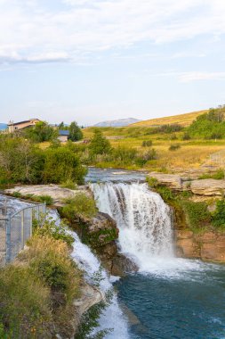 Lundbreck Alberta Kanada 'ya düştü