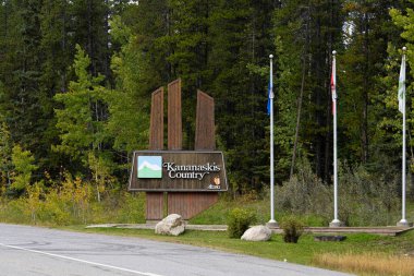 Ekim 12024 - Bragg Creek alberta Kanada - Kananaskis ülke imzası