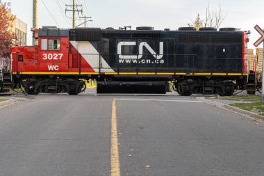 14 Ekim 2024 - Calgary Alberta Kanada Lokomotif Treni