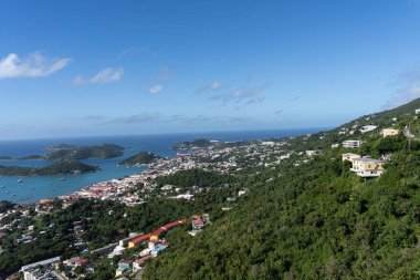 St. Thomas ABD Virgin Adaları şehir manzarası