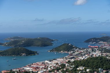 St. Thomas ABD Virgin Adaları şehir manzarası