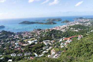 St. Thomas ABD Virgin Adaları şehir manzarası