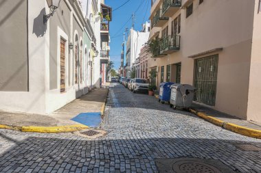 22 Ocak 2025 - San Juan Porto Riko - Eski San Juan şehir merkezi