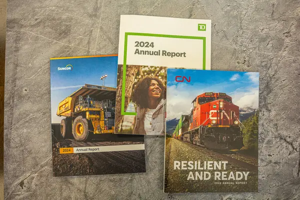 14 Nisan 2025 - Calgary Alberta Canada - Yıllık şirket mali açıklamaları